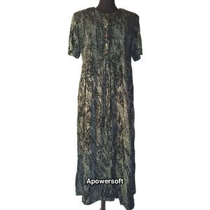 Vintage Animal,Jungle Print Midi (0431)